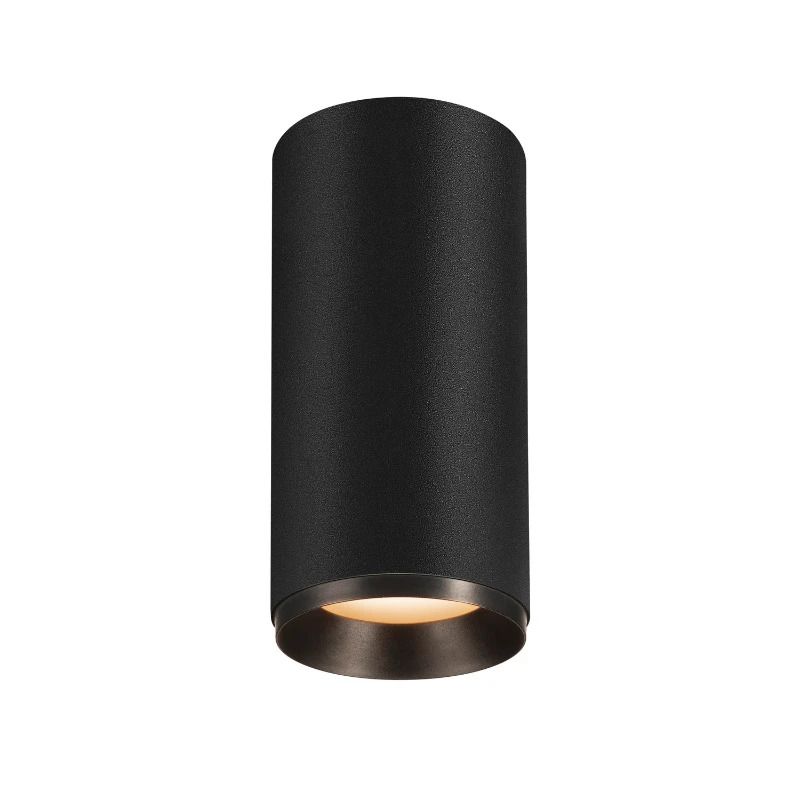 SLV LED Plafondlamp | 28W 3000K 2430lm 930 | IP20 DALI Dimbaar Zwart | NUMINOS