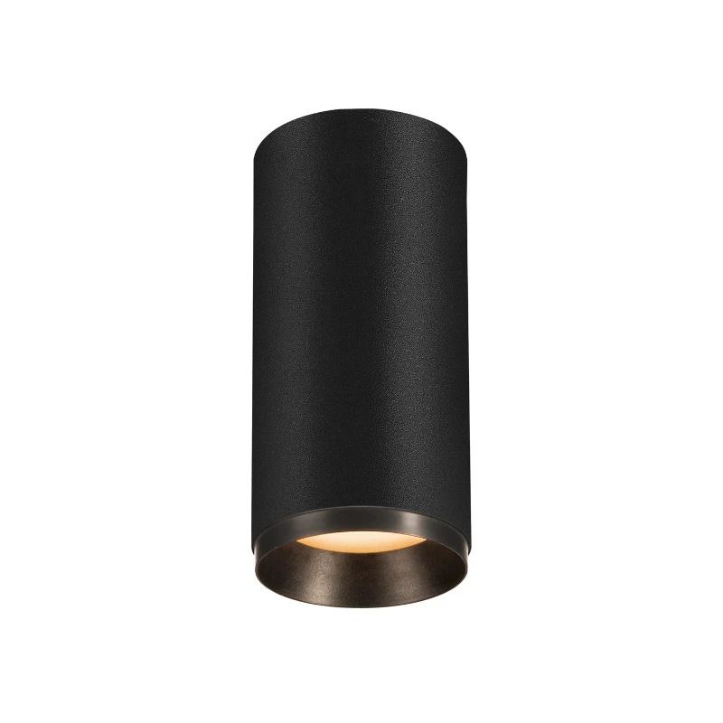SLV LED Plafondlamp | 20W 3000K 1970lm 930 | IP20 DALI Dimbaar Zwart | NUMINOS