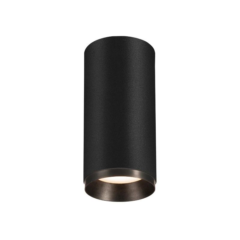 SLV LED Plafondlamp | 20W 4000K 2125lm 940 | IP20 DALI Dimbaar Zwart | NUMINOS