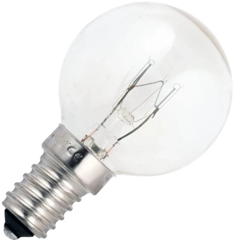 Schiefer E14 Kogel Gloeilamp | 15W 2700K 75lm 130V | Dimbaar