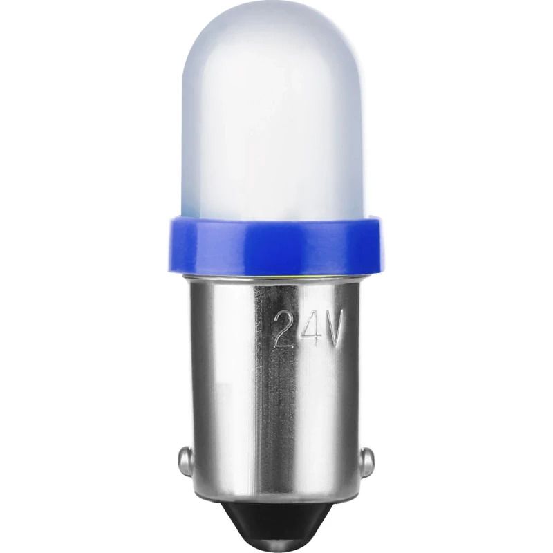 Schiefer BA9s LED Lamp | 0.72W 48V 15mA Blauw | 8.5x28mm | 10 stuks