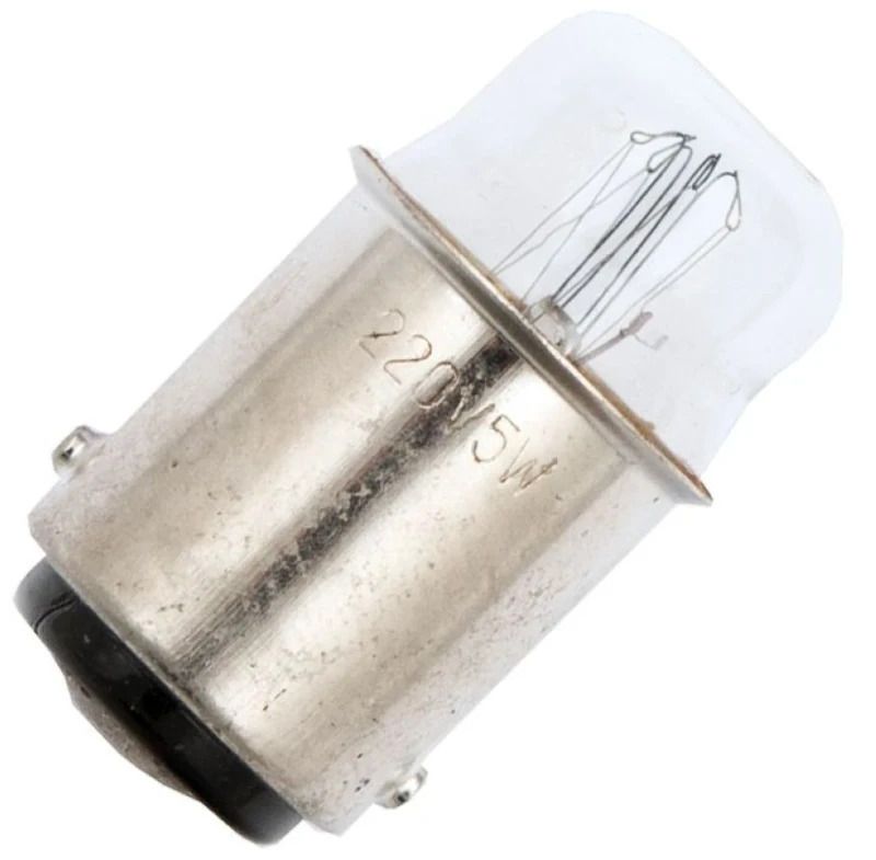Schiefer BA15d Gloeilamp | 2.6W 130V 20mA 2500K | 14x30mm | 10 stuks