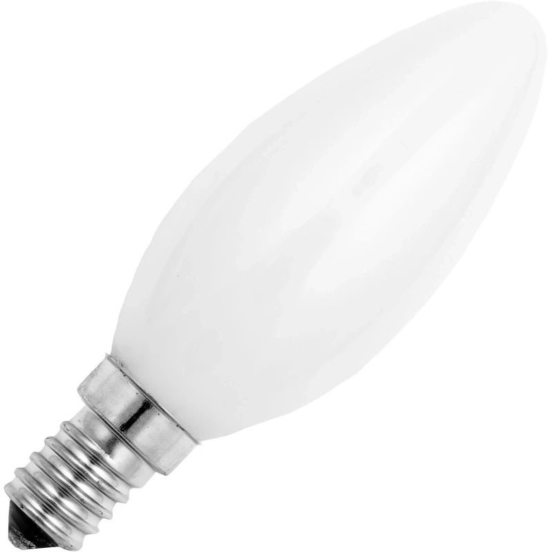 Schiefer E14 Kaars Gloeilamp | 60W 2700K 575lm 230V Opaal | Dimbaar