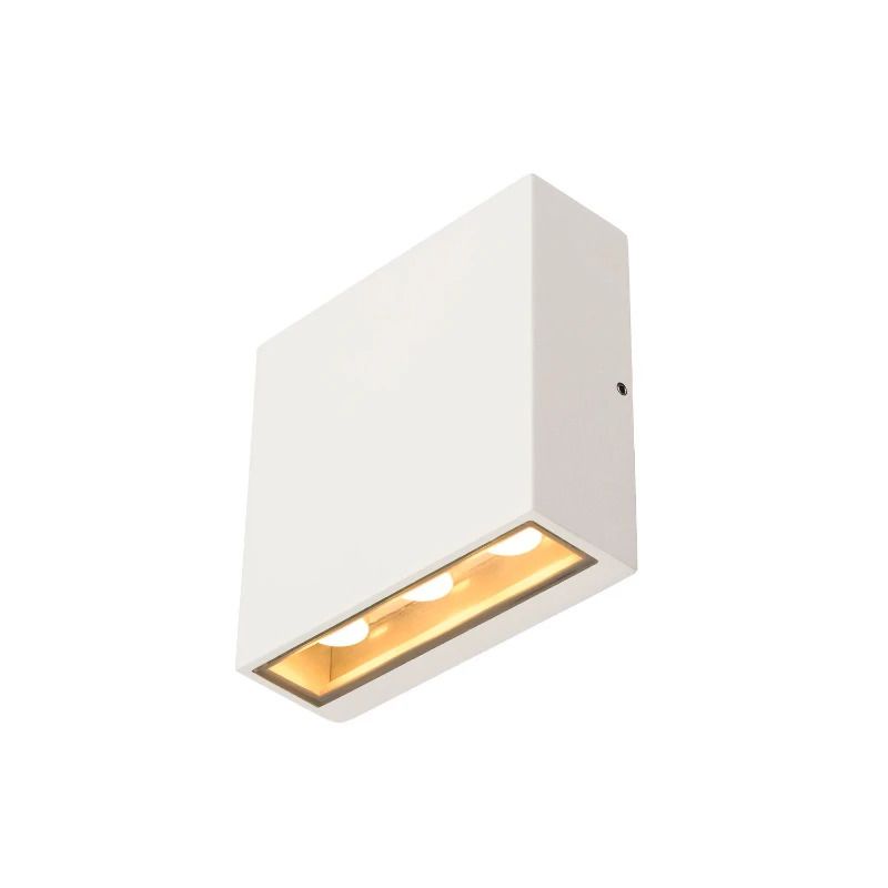 SLV LED Wandlamp | 8.8W 3000K 480lm 930 | IP54 Wit | QUAD