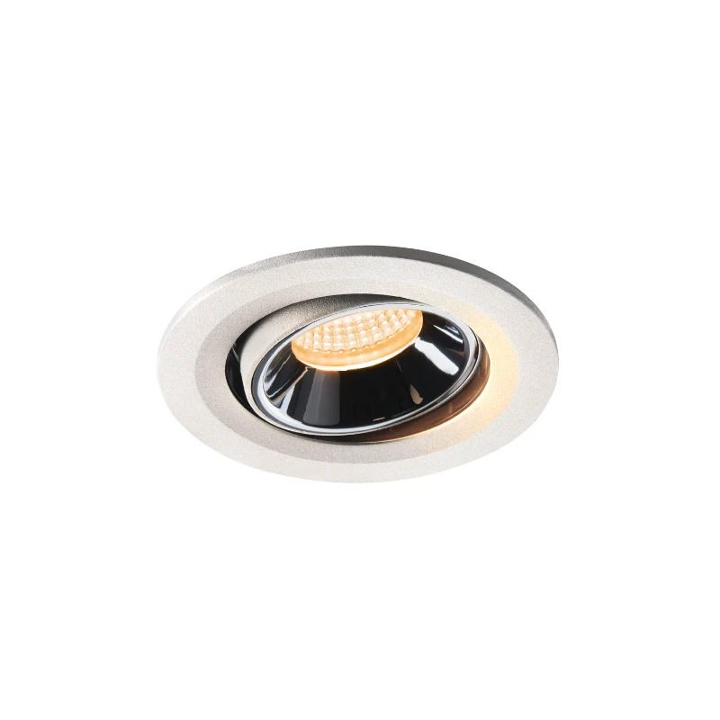 SLV LED Inbouwarmatuur Ø90mm | 8.6W 3000K 700lm 930 IP20 | NUMINOS