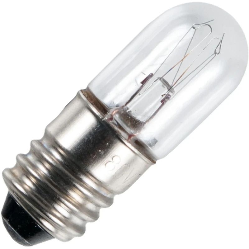 Schiefer E10 Gloeilamp | 2.4W 80V 30mA 2500K | 10x28mm | 10 stuks