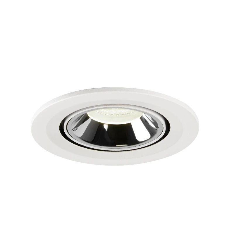 SLV LED Inbouwarmatuur Ø90mm | 8.6W 4000K 750lm 940 IP20 | NUMINOS