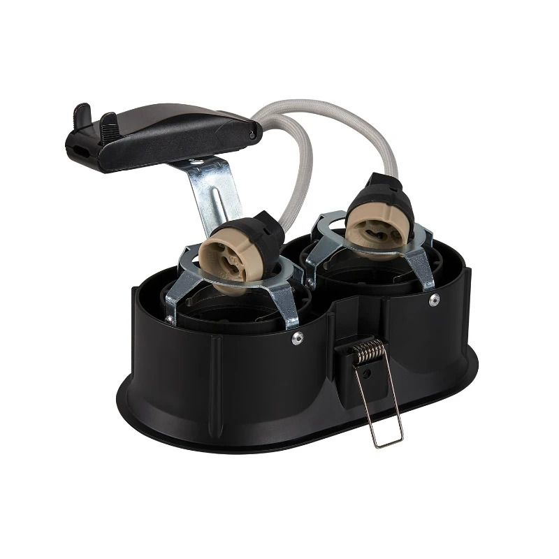 SLV LED Inbouwarmatuur Ømm | 2X GU10 Max 25W IP20 | Dimbaar | HORN