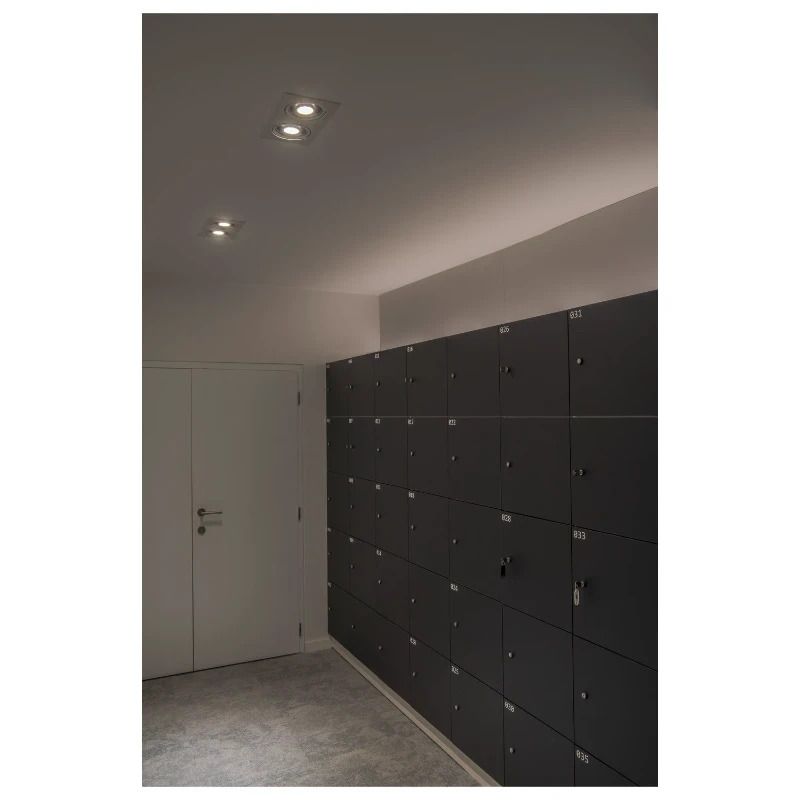 SLV LED Inbouwarmatuur Ømm | 2X GU10 Max 75W IP20 | Dimbaar | NEW TRIA