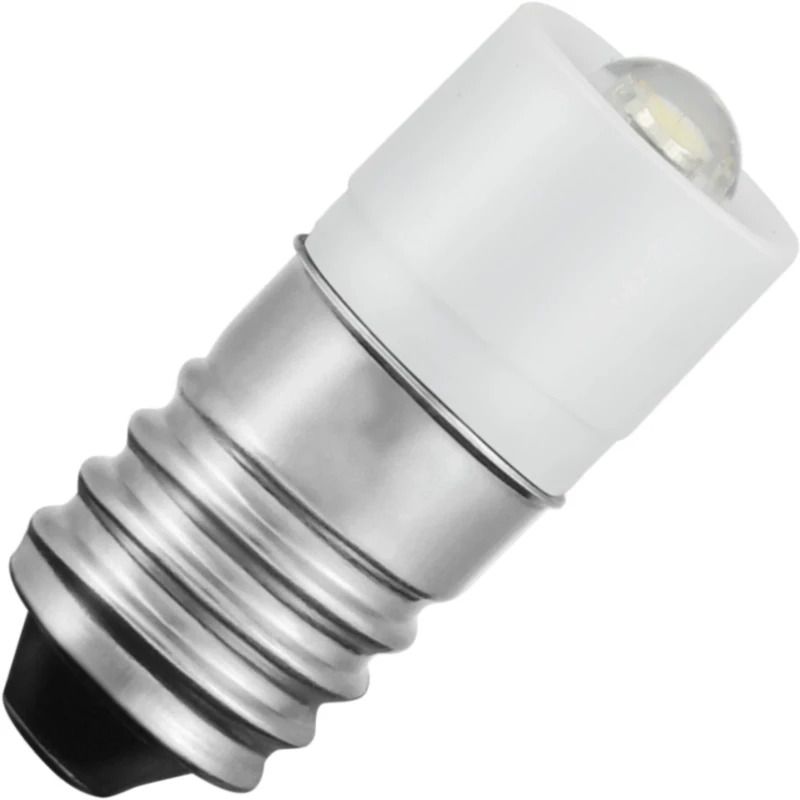 Schiefer E10 LED Lamp | 0.144W 12V 12mA Wit | 10x23.5mm | 10 stuks