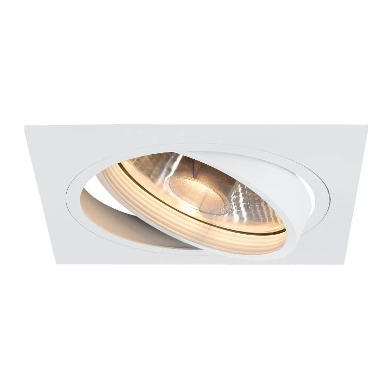 SLV LED Inbouwarmatuur Vierkant | 1X GU10 Max 75W IP20 | Dimbaar | NEW TRIA