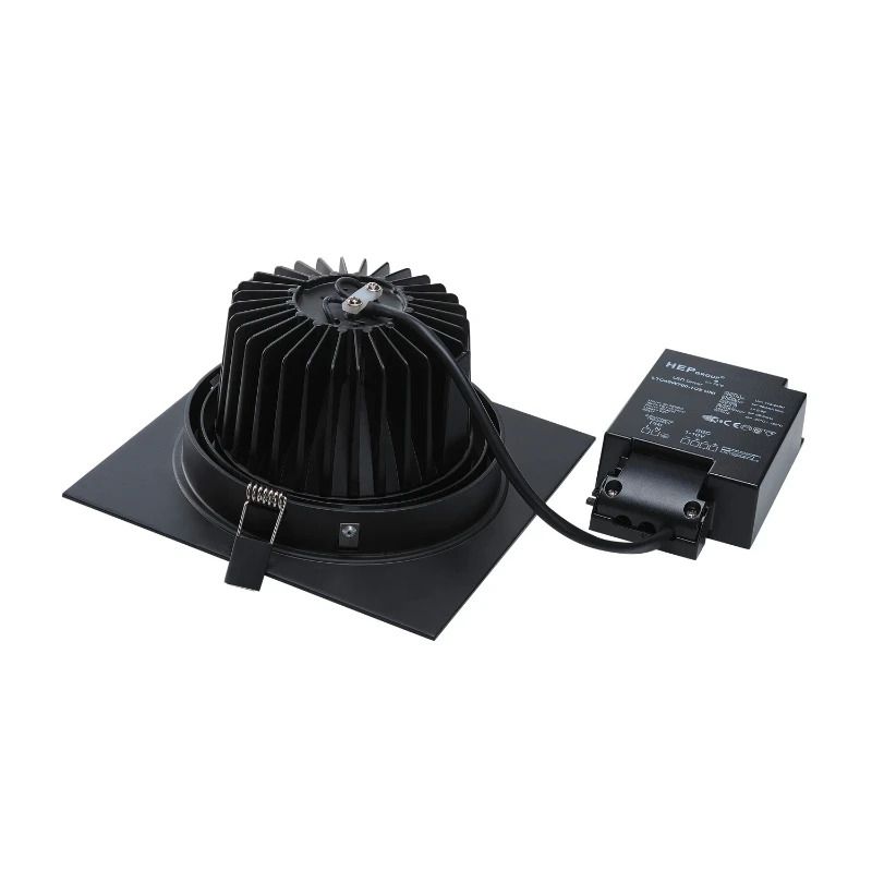 SLV LED Inbouwarmatuur Vierkant | 29W 3000K 2700lm 830 IP20 | Dimbaar | NEW TRIA