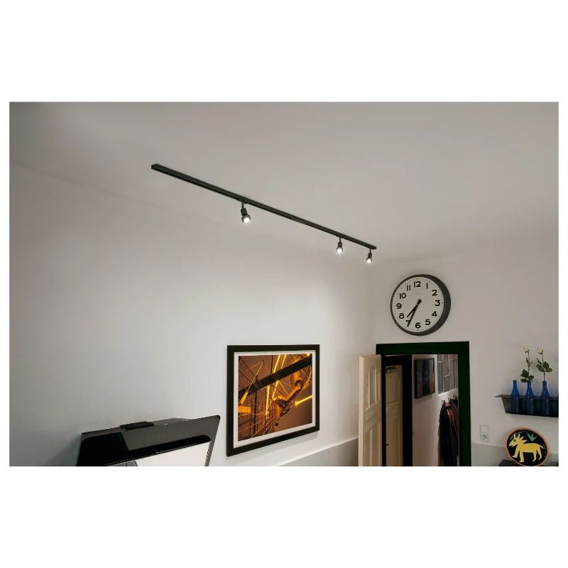 SLV LED Armatuur | 3X GU10 Max 4.3W 2956lm | IP20 Dimbaar Zwart | PURI
