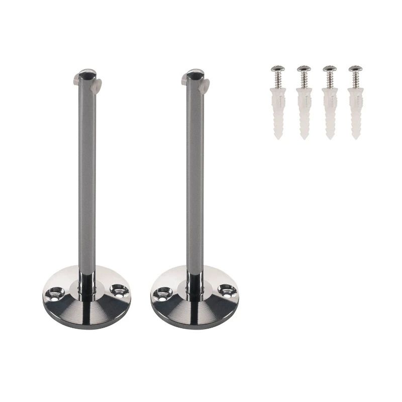 SLV Onderdeel | Omkering lang voor 12V draadsysteem | chroom | 2 stuks | 16cm
