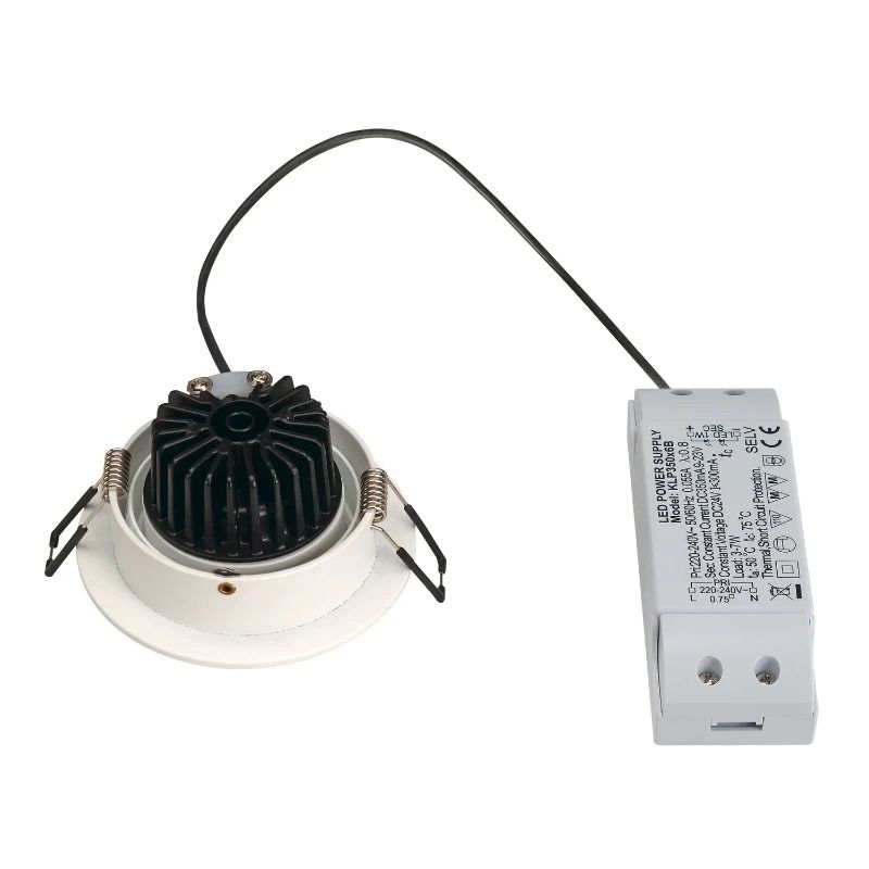 SLV LED Inbouwarmatuur Ø77mm | 8W 3000K 700lm 830 IP20 | NEW TRIA