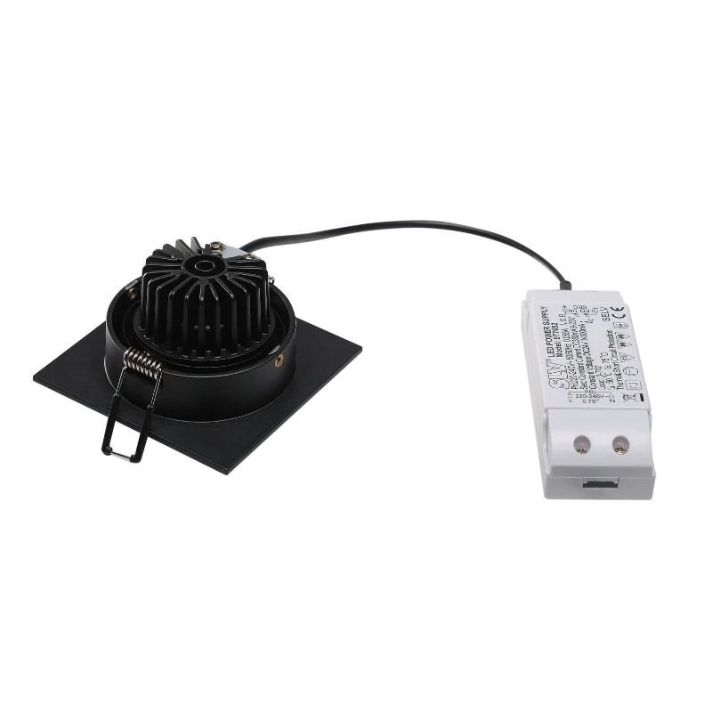 SLV LED Inbouwarmatuur Vierkant | 8W 2700K 645lm 827 IP20 | NEW TRIA