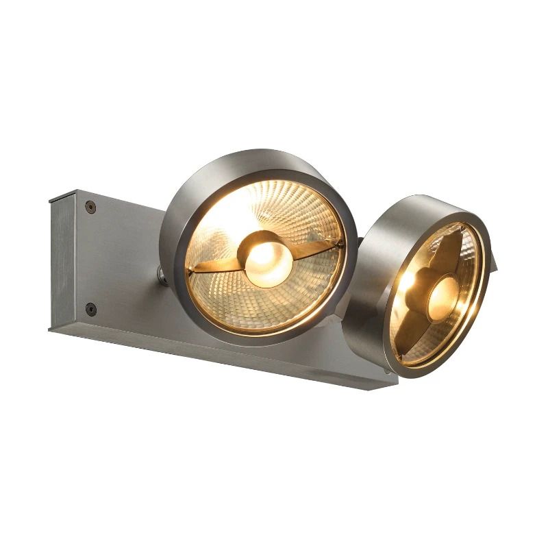 SLV LED Plafondlamp | 2X GU10 Max 75W | IP20 Dimbaar | KALU