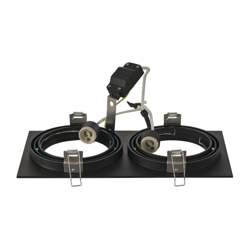 SLV LED Inbouwarmatuur Ømm | 2X GU10 Max 75W IP20 | Dimbaar | NEW TRIA