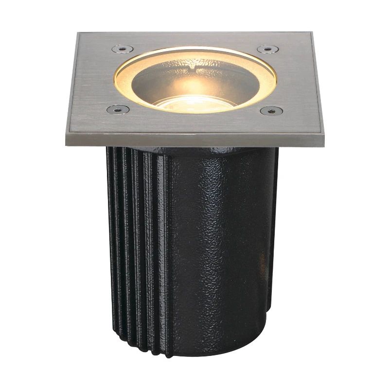 SLV LED Grondspot Vierkant | 1X GU10 Max 35W Dimbaar IP67 | DASAR