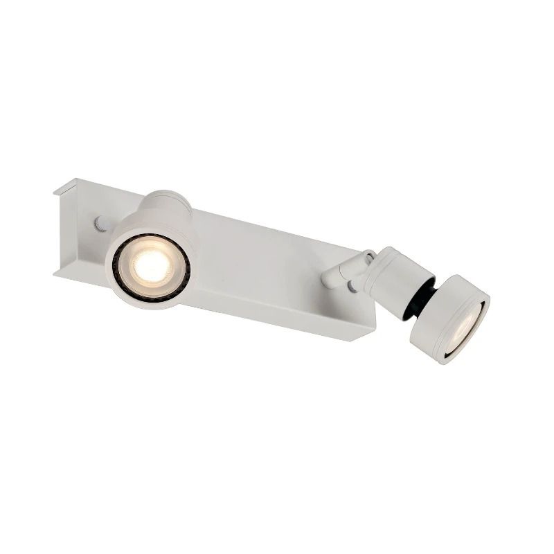 SLV LED Plafondlamp | 2X GU10 Max 50W | IP20 Dimbaar Wit | PURI