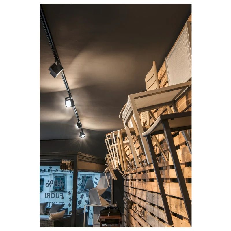 SLV 3-fase LED Rail Armatuur | 26W 3000K 2470lm 930 IP20 | EURO CUBE