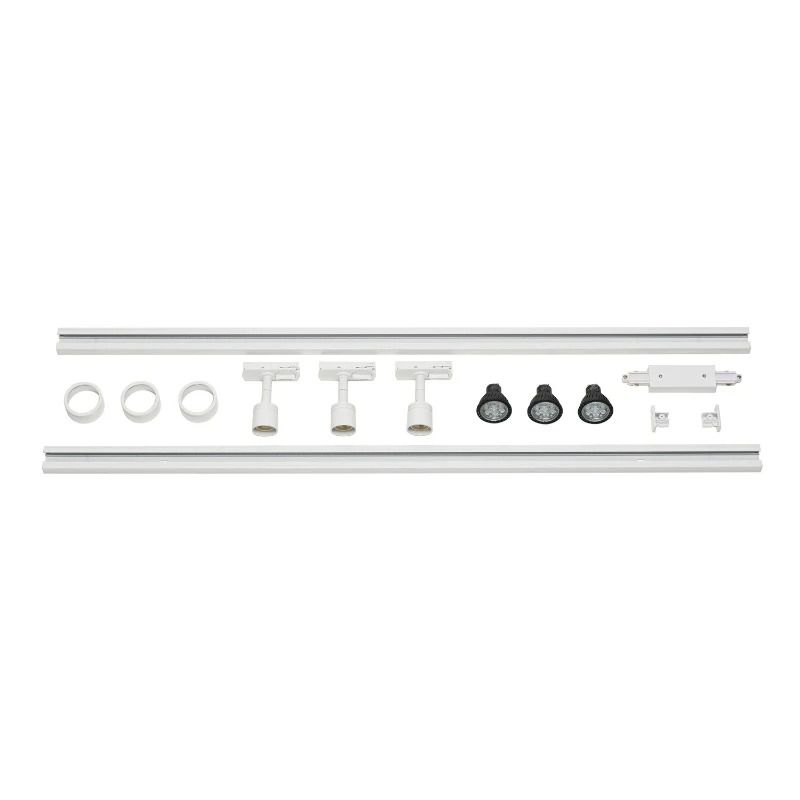 SLV LED Armatuur | 3X GU10 Max 12.9W | IP20 Dimbaar Wit | PURI