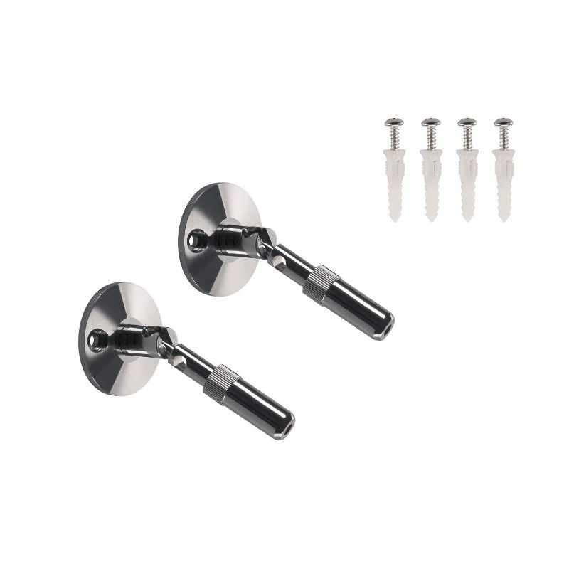 SLV Onderdeel | Wandhouder voor 12V draadsysteem | chroom | 2 stuks | 10cm