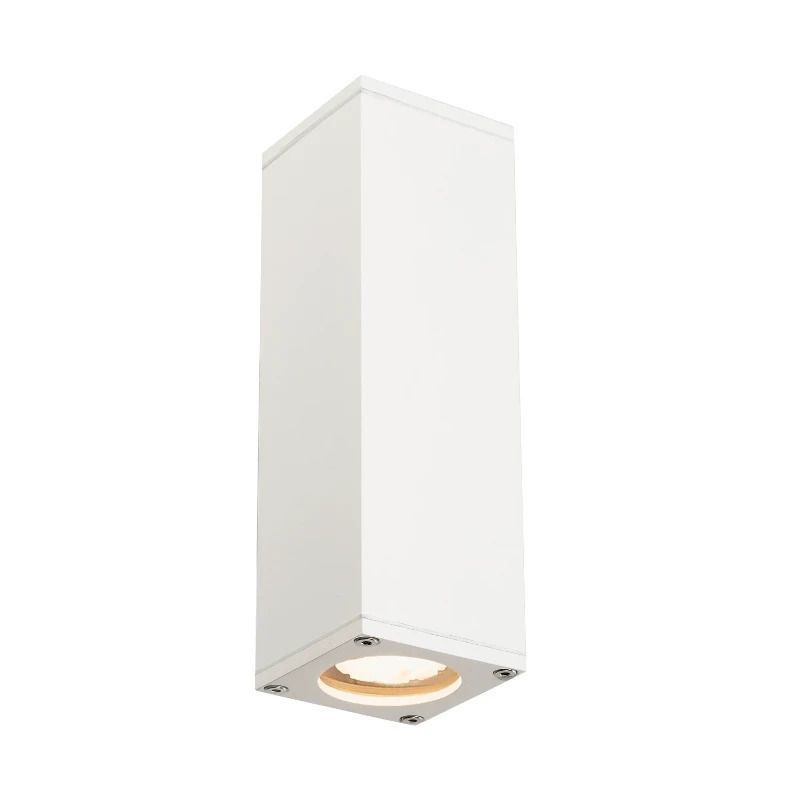 SLV LED Up-Downlighter | 2X GU10 Max 35W | IP44 Dimbaar Wit | THEO