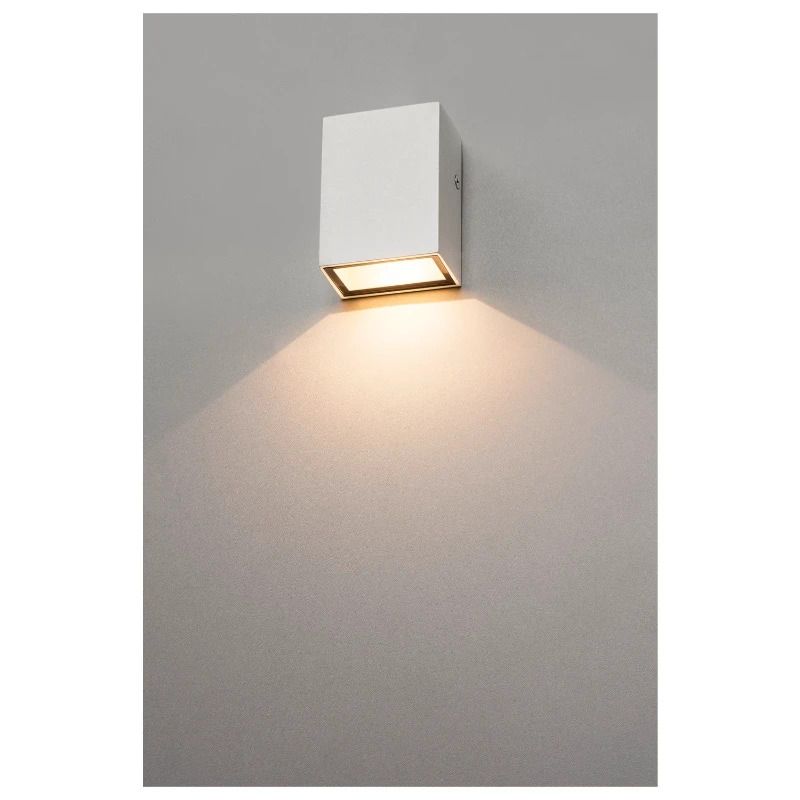 SLV LED Wandlamp | 4.6W 3000K 100lm 830 | IP44 Wit | QUAD