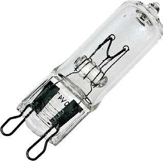 Schiefer G9 Halogeen Steeklamp | 40W 490lm 2800K 230V/240V Mat | Dimbaar