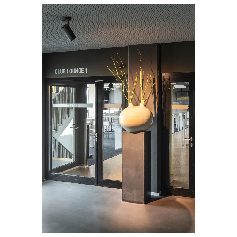 SLV LED Plafondlamp | 28W 3000K 2340lm 930 | IP20 DALI Dimbaar Zwart | NUMINOS