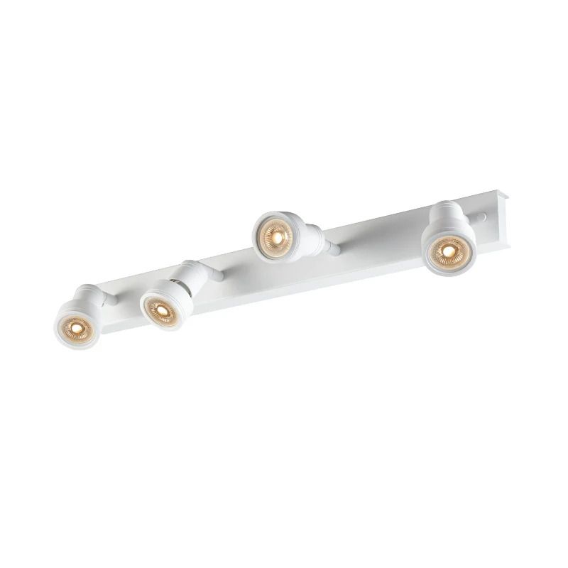 SLV LED Plafond- Wandlamp | 4X GU10 Max 50W | IP20 Dimbaar Wit | PURI