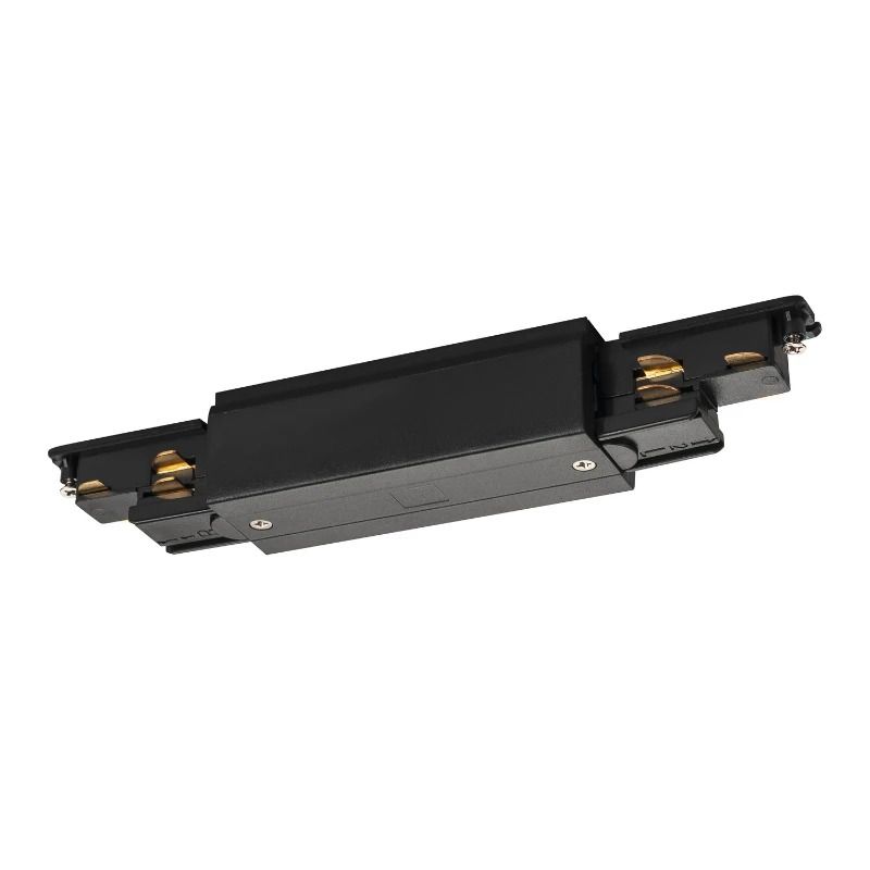 SLV Onderdeel | S-TRACK verbinder, met voedingsmogelijkheid, DALI, PHASE, zwart | S-TRACK SYSTEM