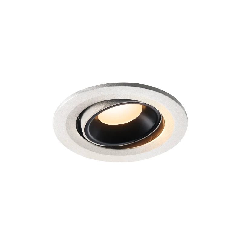 SLV LED Inbouwarmatuur Ø90mm | 8.6W 3000K 690lm 930 IP20 | NUMINOS