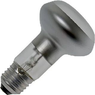Schiefer E27 R63 Reflector Gloeilamp | 25W 2700K 220V/240V Mat Zilver 30° | Dimbaar