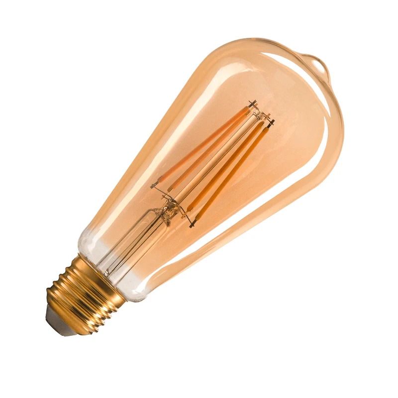 SLV E27 LED Edison Lamp | 7.5W 2500K 220V/240V 925 | 700lm 320° Dimbaar