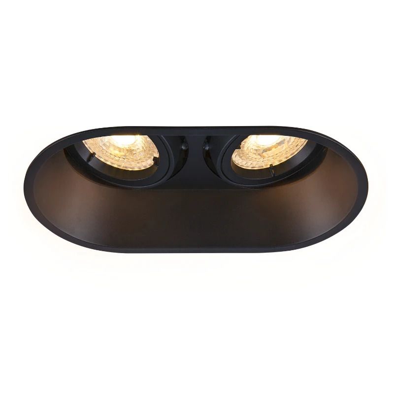 SLV LED Inbouwarmatuur Ømm | 2X GU10 Max 25W IP20 | Dimbaar | HORN