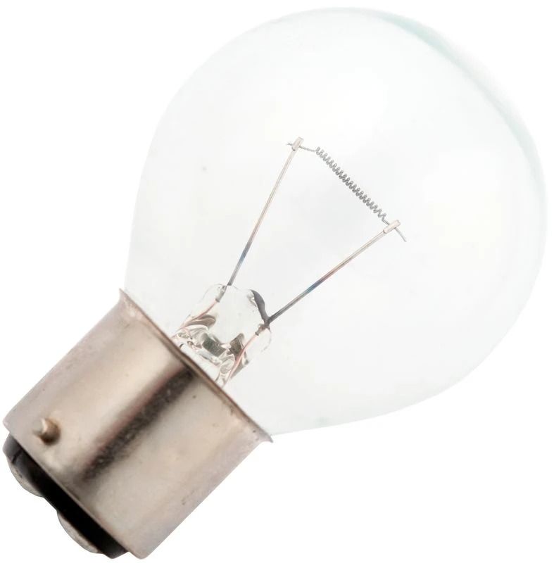 Schiefer Ba22d Kogel Gloeilamp | 35W 2700K 400lm 24V | Dimbaar
