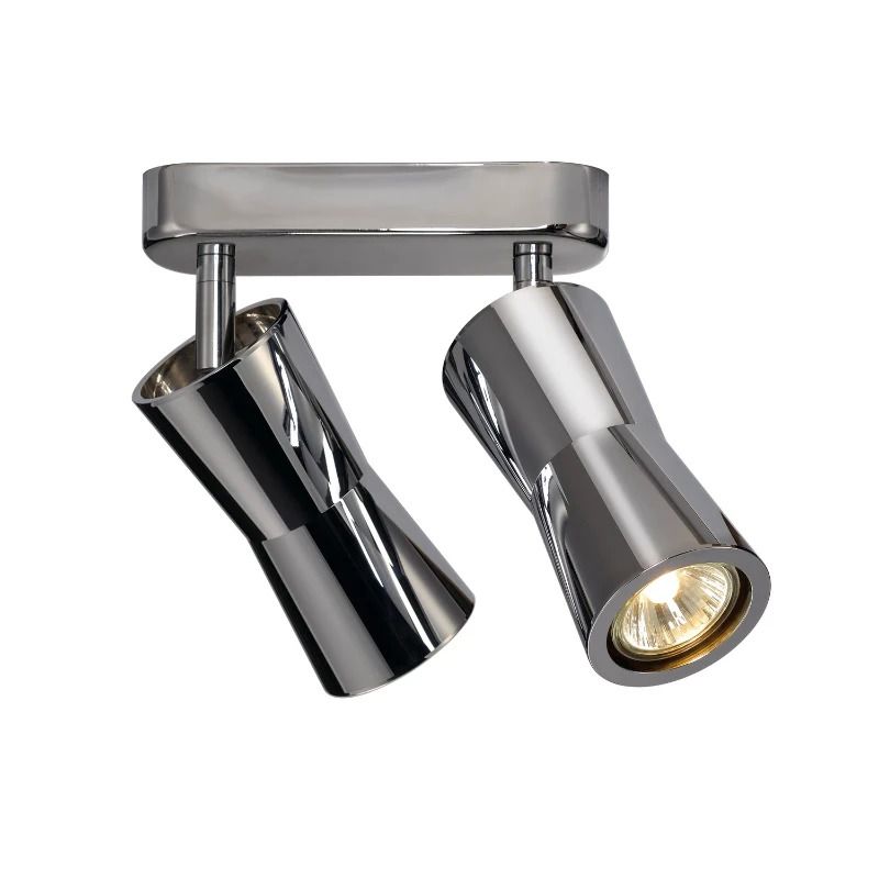 SLV LED Plafondlamp | 2X GU10 Max 35W  | IP20 Dimbaar | DIABO