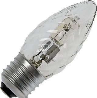 Schiefer E27 Halogeen Kaarslamp | 42W 630lm 2800K 230V/240V | Dimbaar