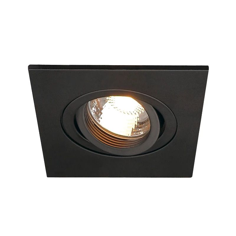 SLV LED Inbouwarmatuur Vierkant | 1X GU10 Max 50W IP20 | Dimbaar | NEW TRIA