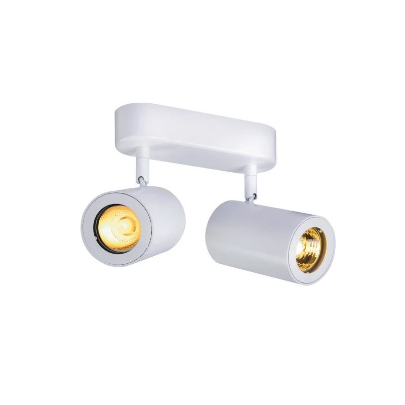 SLV LED Plafond- Wandlamp | 2X GU10 Max 50W | IP20 Dimbaar Wit | ENOLA
