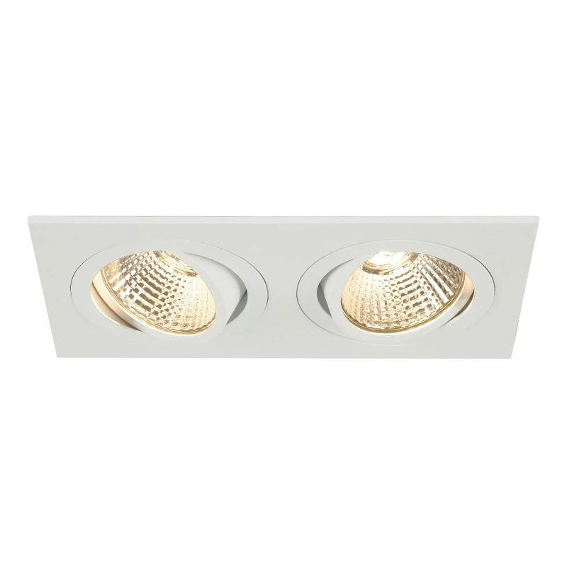 SLV LED Inbouwarmatuur Vierkant | 14W 3000K 1250lm 830 IP20 | NEW TRIA