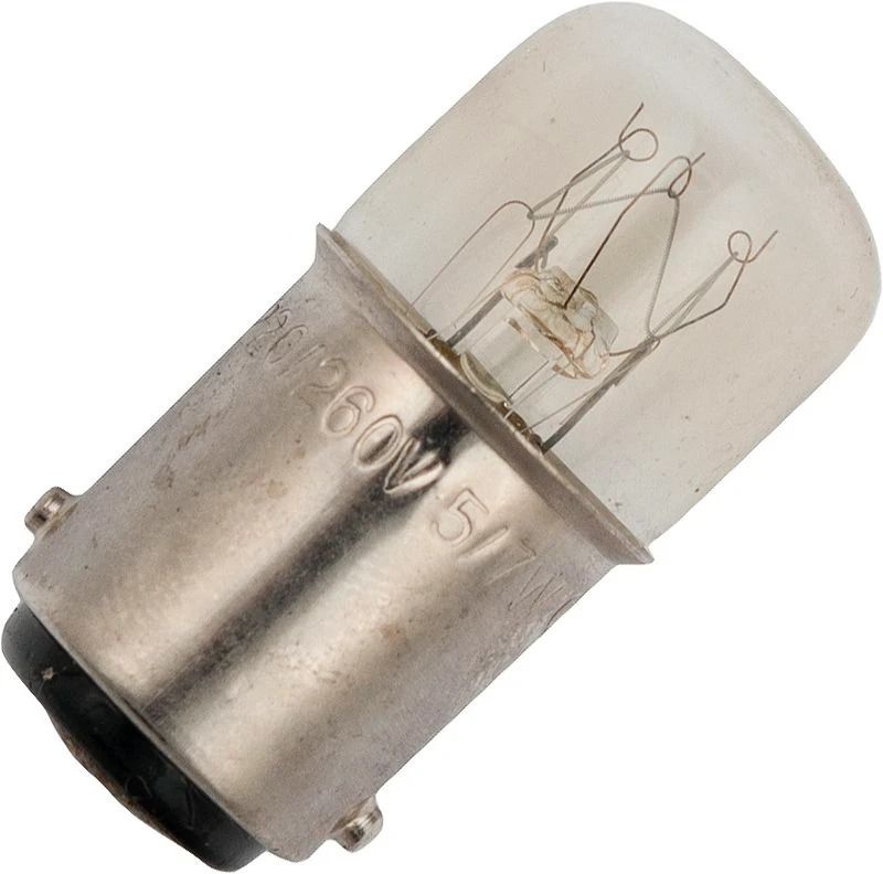 Schiefer BA15d Gloeilamp | 7W 140V 50mA 2500K | 16x35mm | 10 stuks