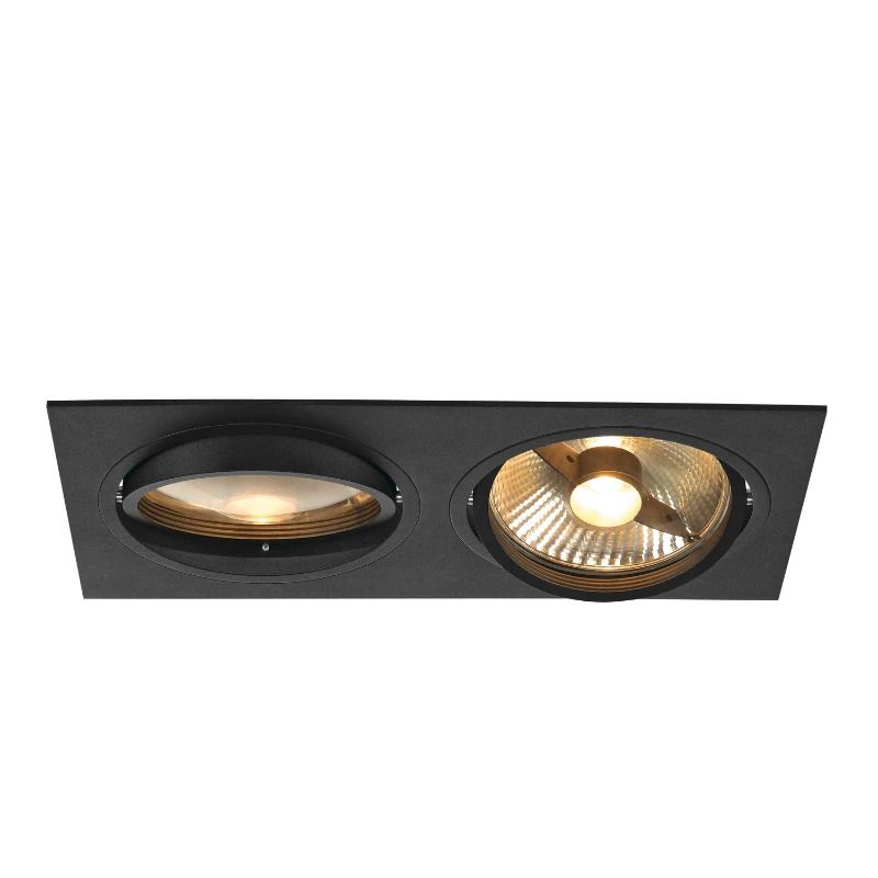 SLV LED Inbouwarmatuur Ømm | 2X GU10 Max 75W IP20 | Dimbaar | NEW TRIA