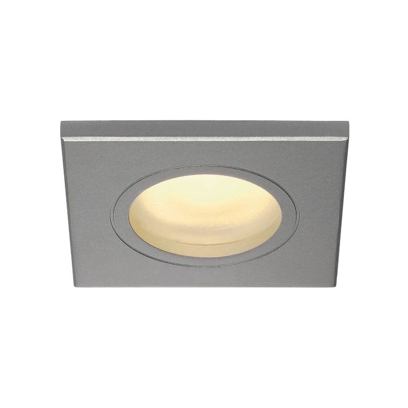 SLV LED Inbouwarmatuur Vierkant | 1X GU10 Max 35W IP44 | Dimbaar | DOLIX