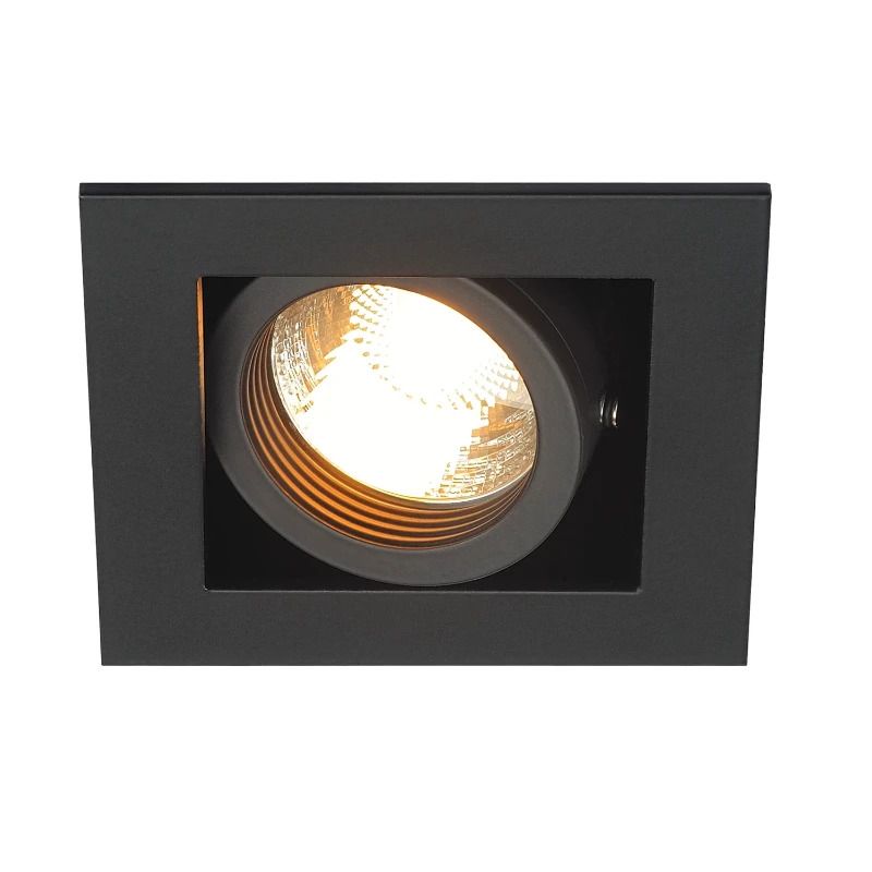 SLV LED Inbouwarmatuur Vierkant | 1X GU10 Max 50W IP20 | Dimbaar | KADUX