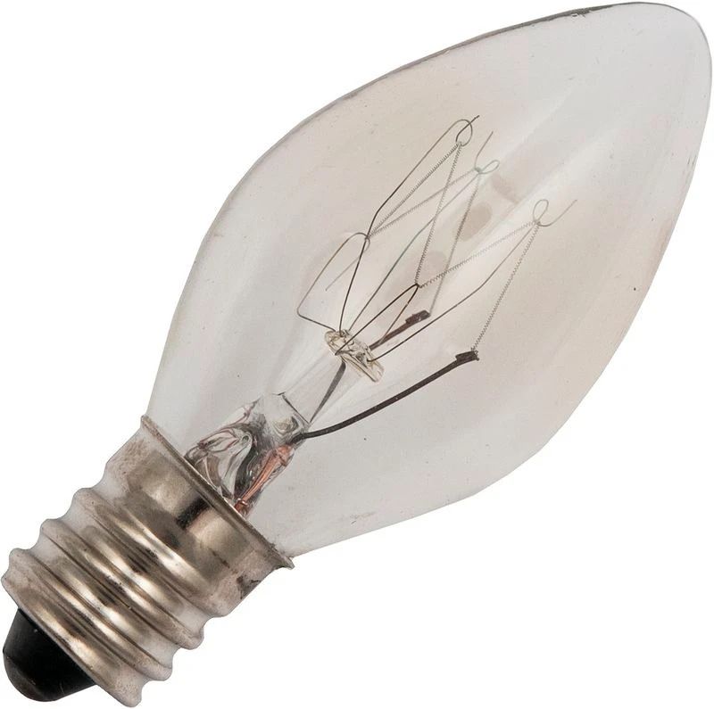 Schiefer E12 Kaars Gloeilamp | 7.5W 2700K 30lm 240V | Dimbaar