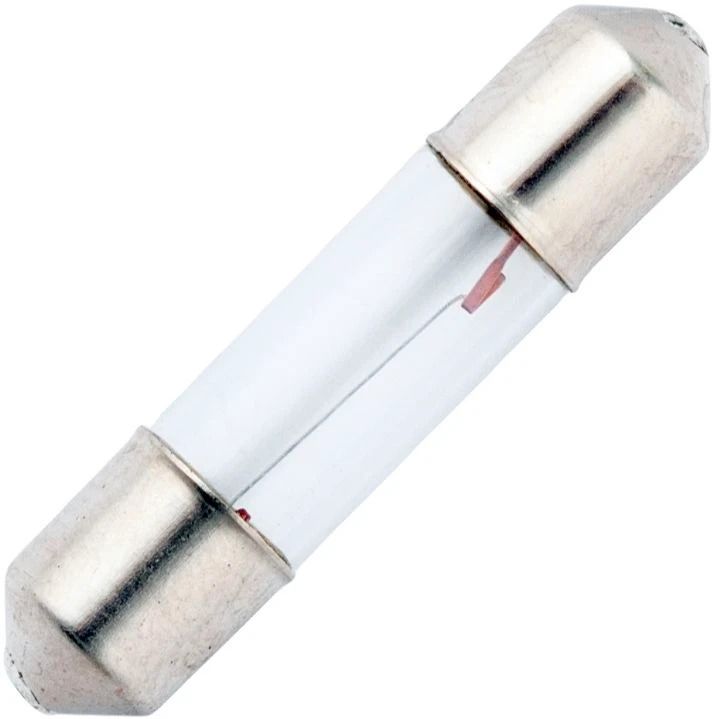 Schiefer S6 Gloeilamp | 3W 24V 125mA 2500K | 6x28mm | 10 stuks