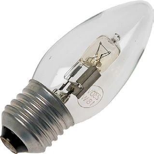 Schiefer E27 Halogeen Kaarslamp | 18W 200lm 2800K 230V/240V | Dimbaar